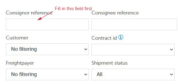 Customer and Contract id fields